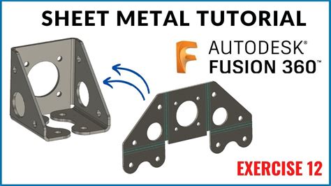 can i design sheet metal parts on fusion 360|fusion 360 sheet metal hem.